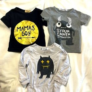 Lot of Boutique Shirts size similar to 9-12 months